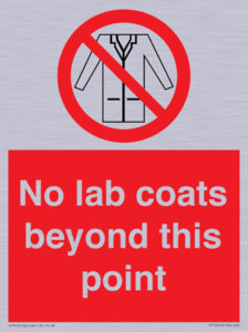 No lab coats beyond this point